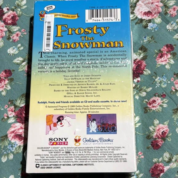 Frosty The Snowman 📼 VHS Unopened new!
Classic Christmas original movie, Vintage - Picture 4 of 6